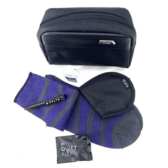 Tumi Delta Airlines First Class Toiletry Travel Amenity Kit - Picture 2 of 5